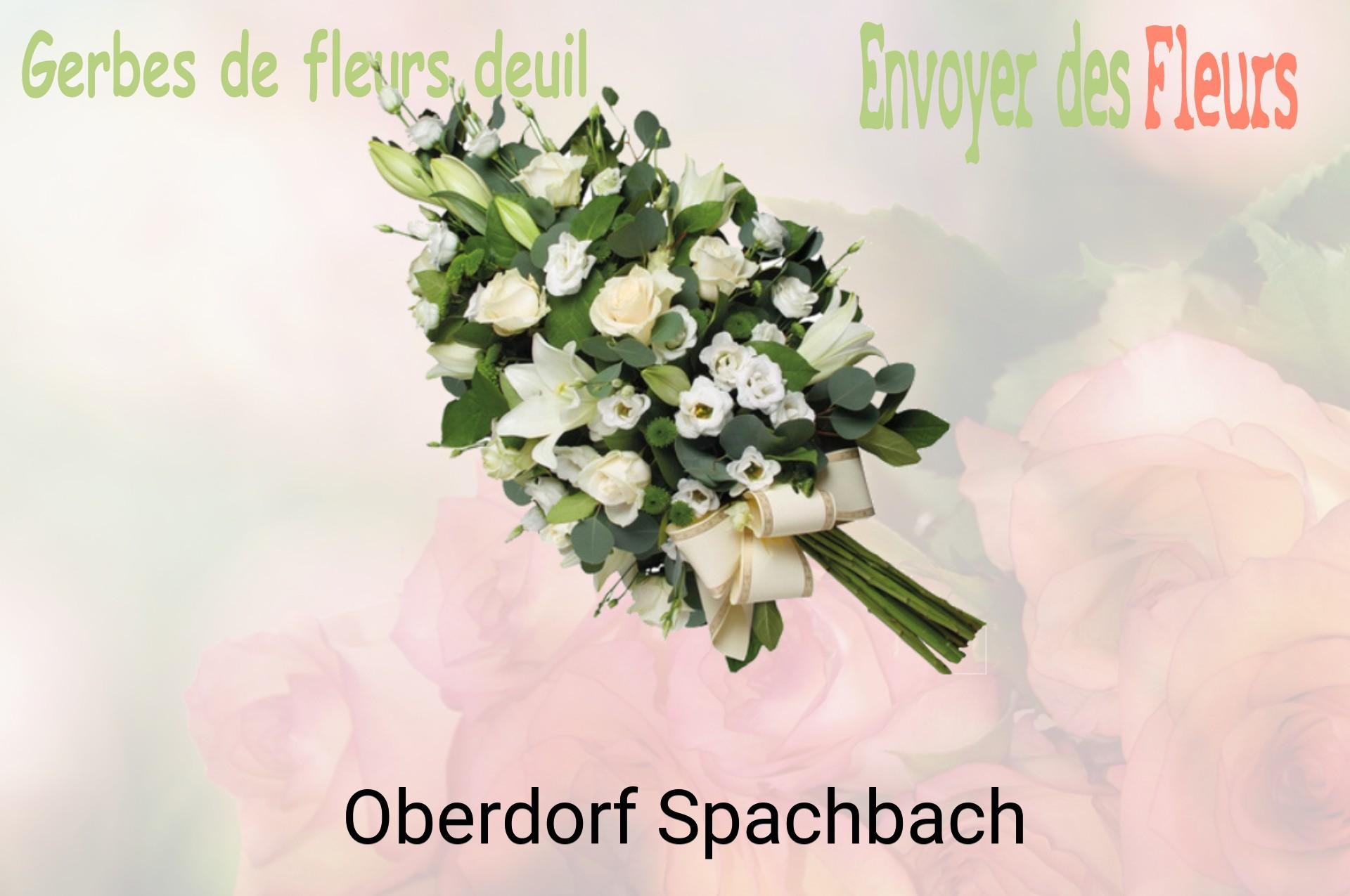 Gerbe de fleurs de deuil livrée à Oberdorf-Spachbach